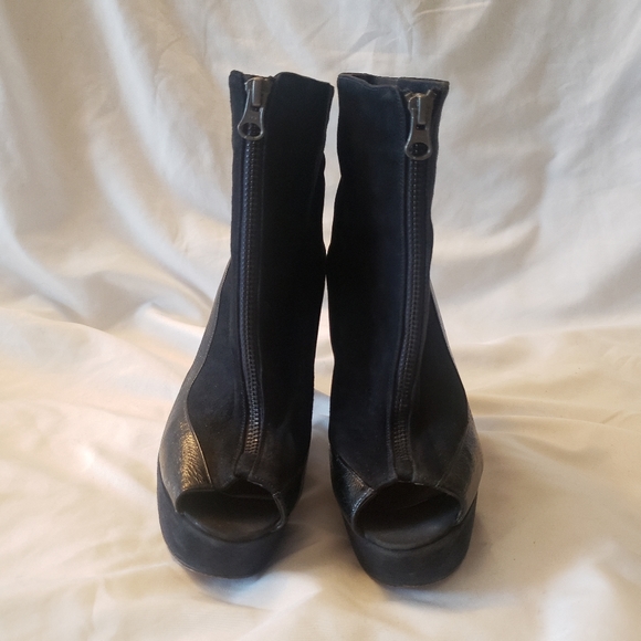 Marni Platform Peep Toe Ankle Boot Size IT 36/US 6 - Picture 8 of 14